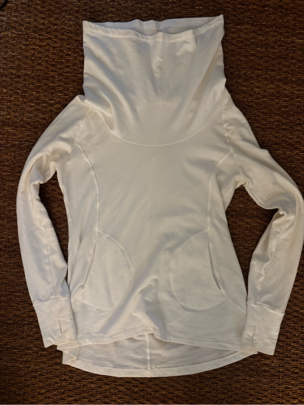 Women’s White Cowl Neck Top